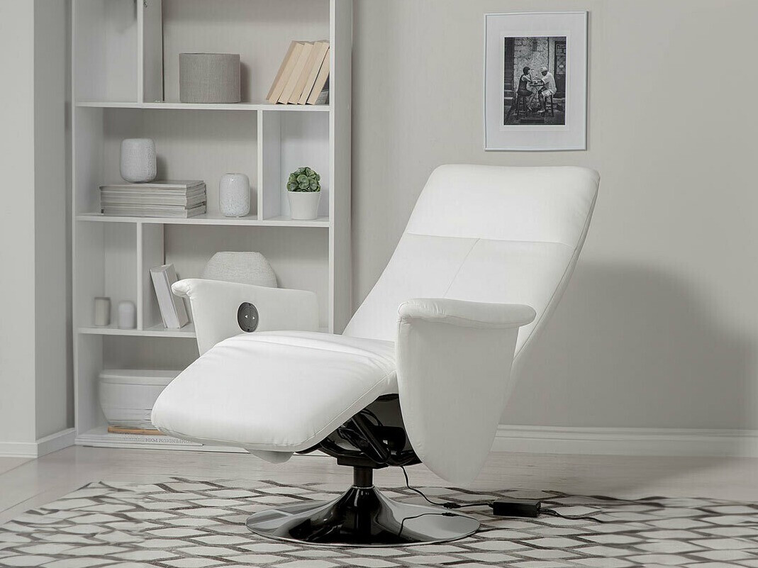 Tugitool recliner Berwyn 1313 (Valge)