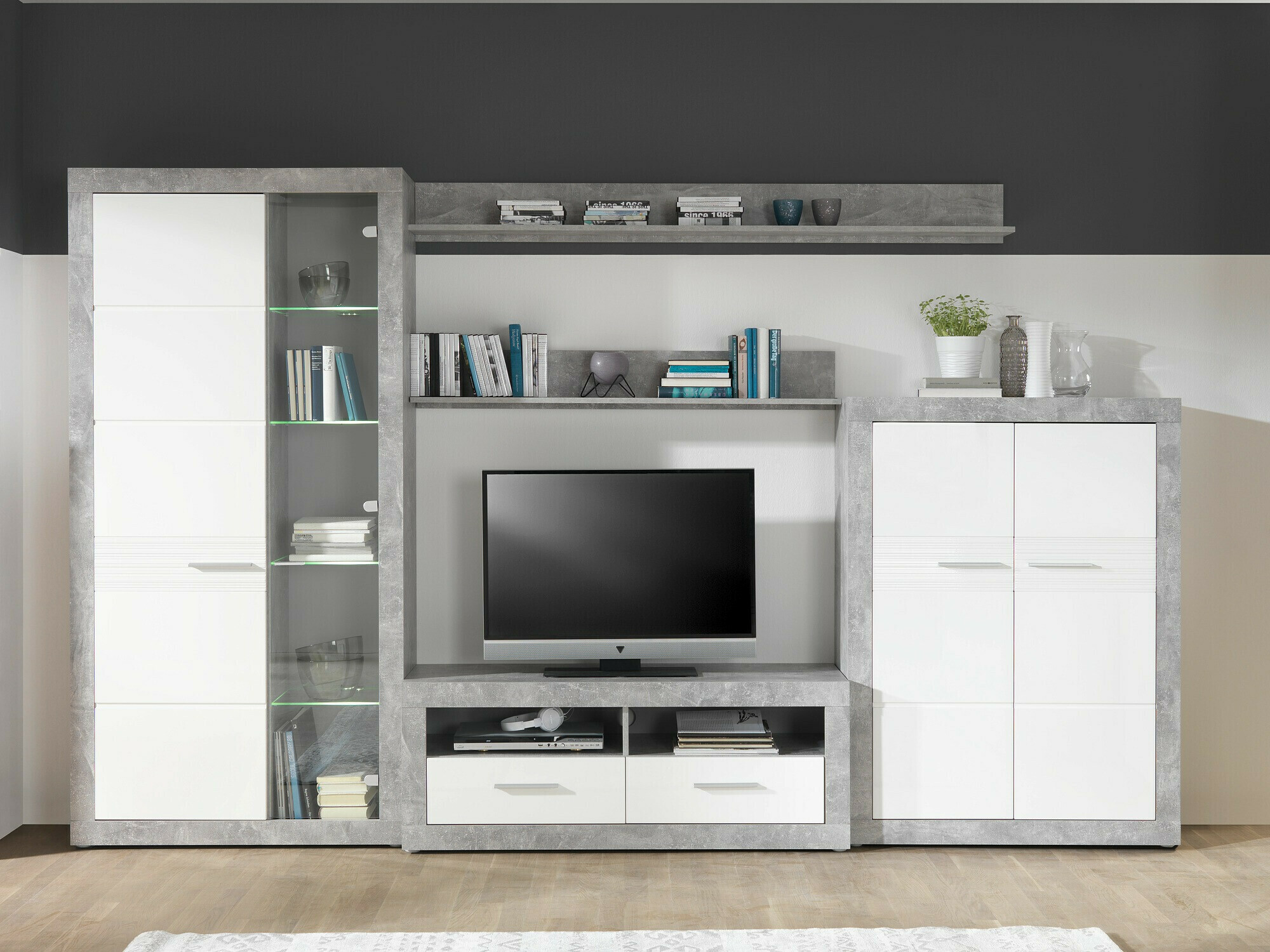 Riiul Romfera 107 (Valge + Hall)