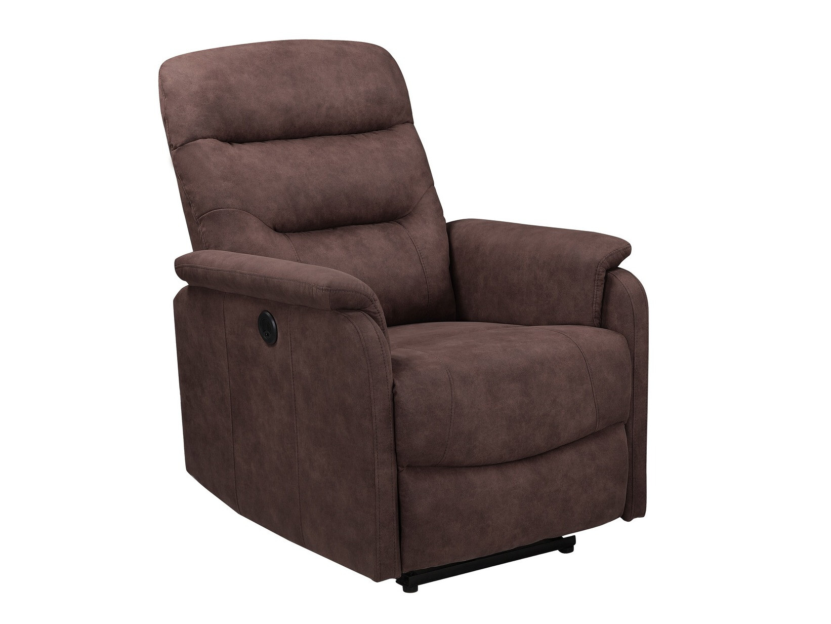 Tugitool recliner Denton 1347 (Tumepruun)