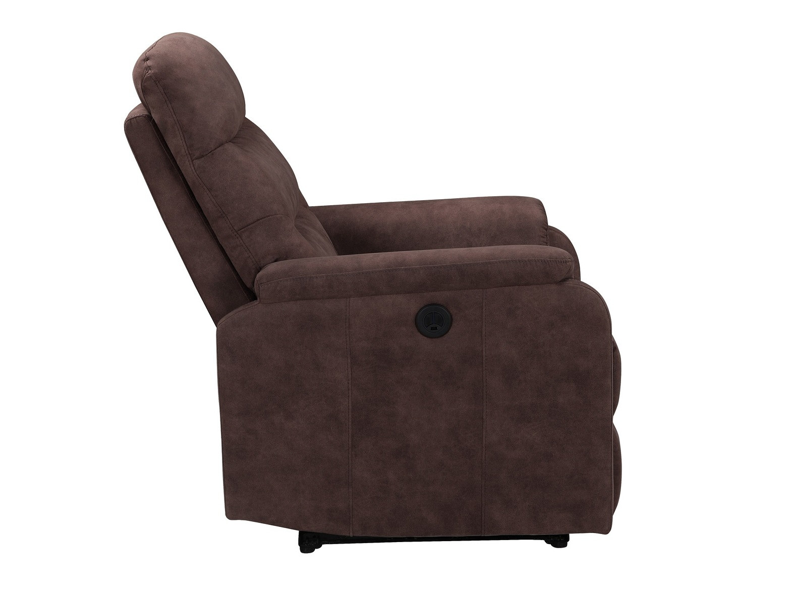 Tugitool recliner Denton 1347 (Tumepruun)