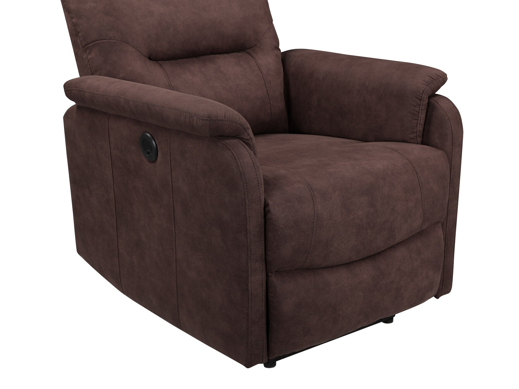 Tugitool recliner Denton 1347 (Tumepruun)