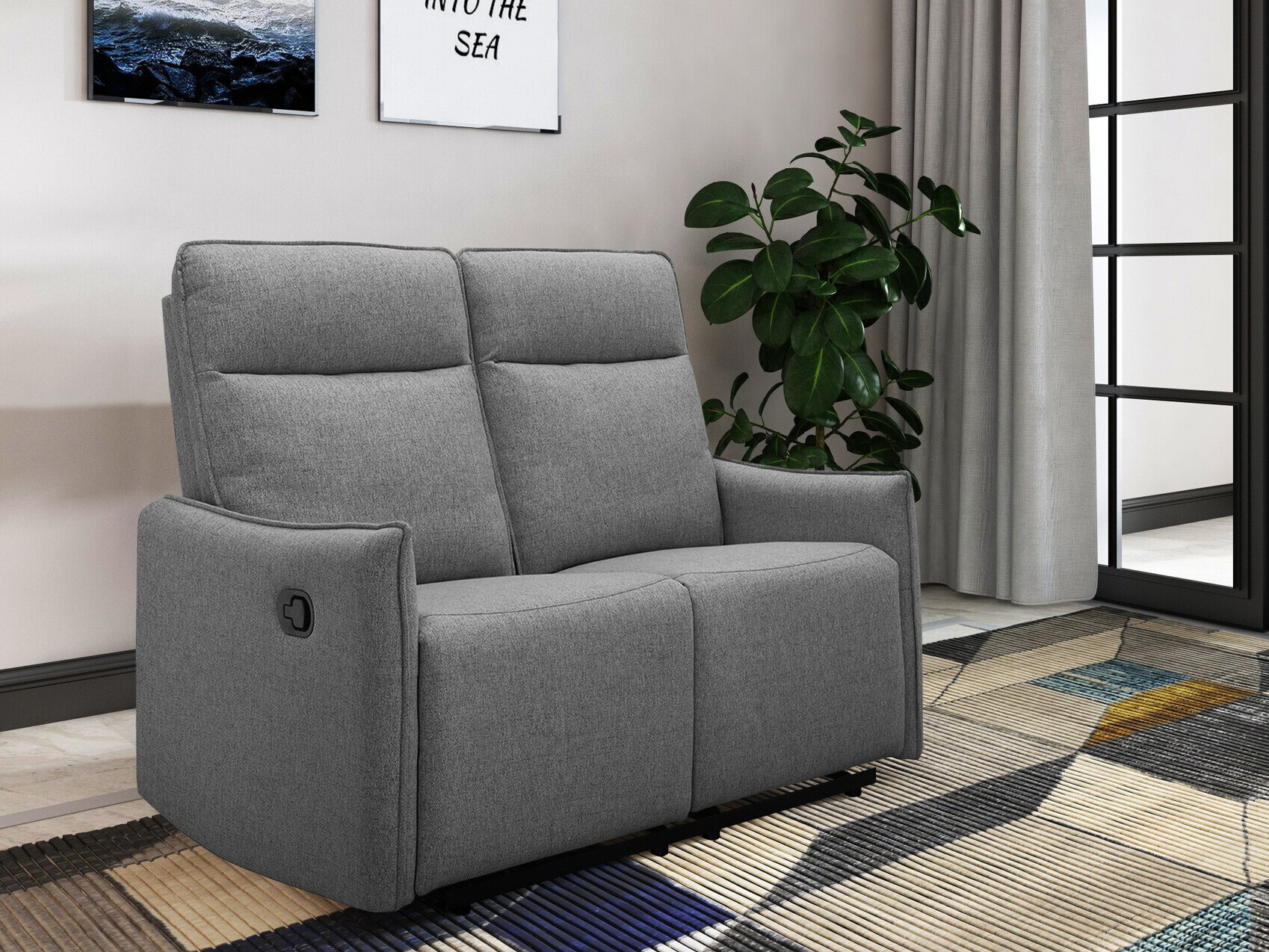 Diivan recliner Tulsa 646 (Antratsiit)