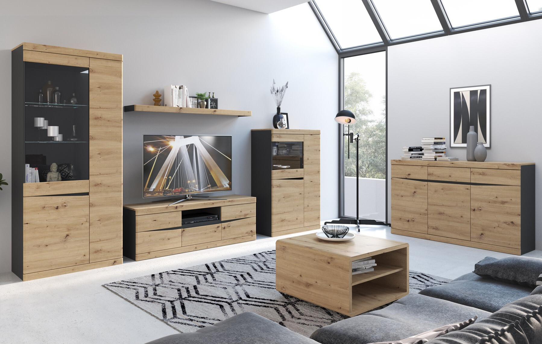 Riiul Venlori 128 (Antratsiit + Artisan tamm)