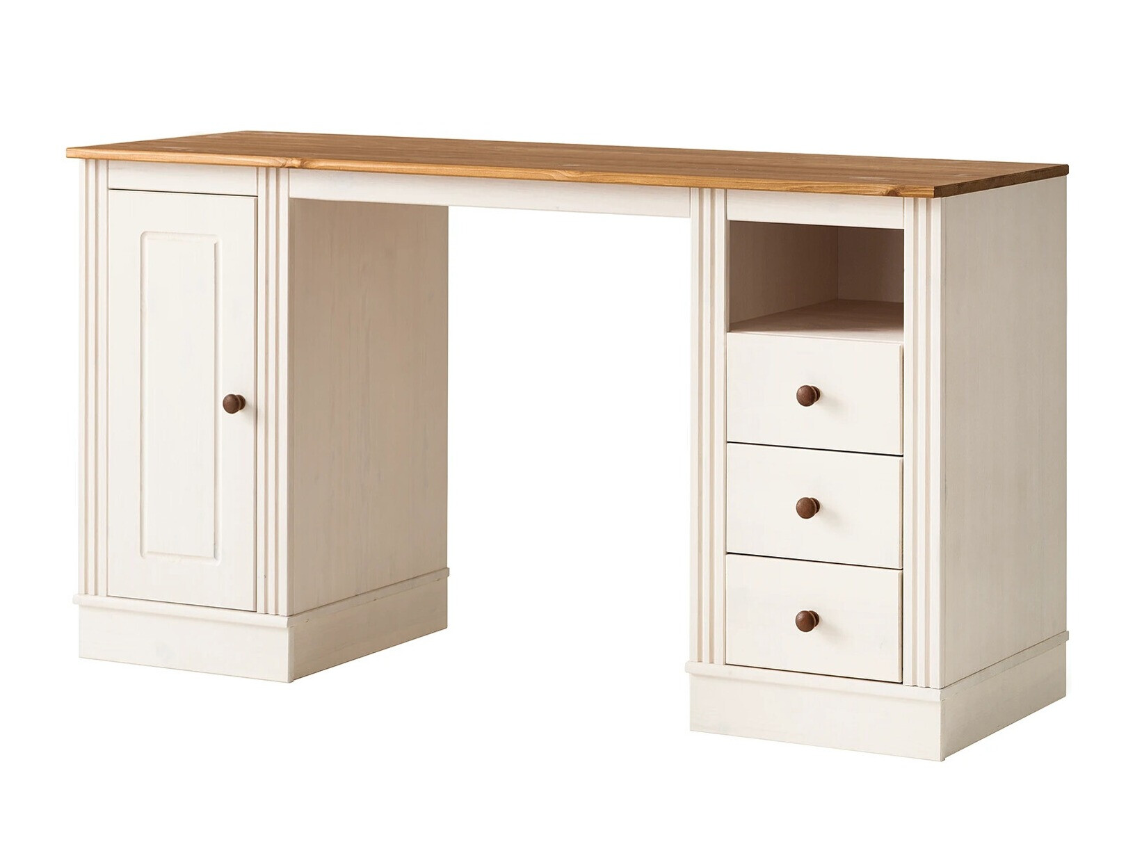 Kirjutuslaud Saltoro 136 (Valge + Mee tamm)