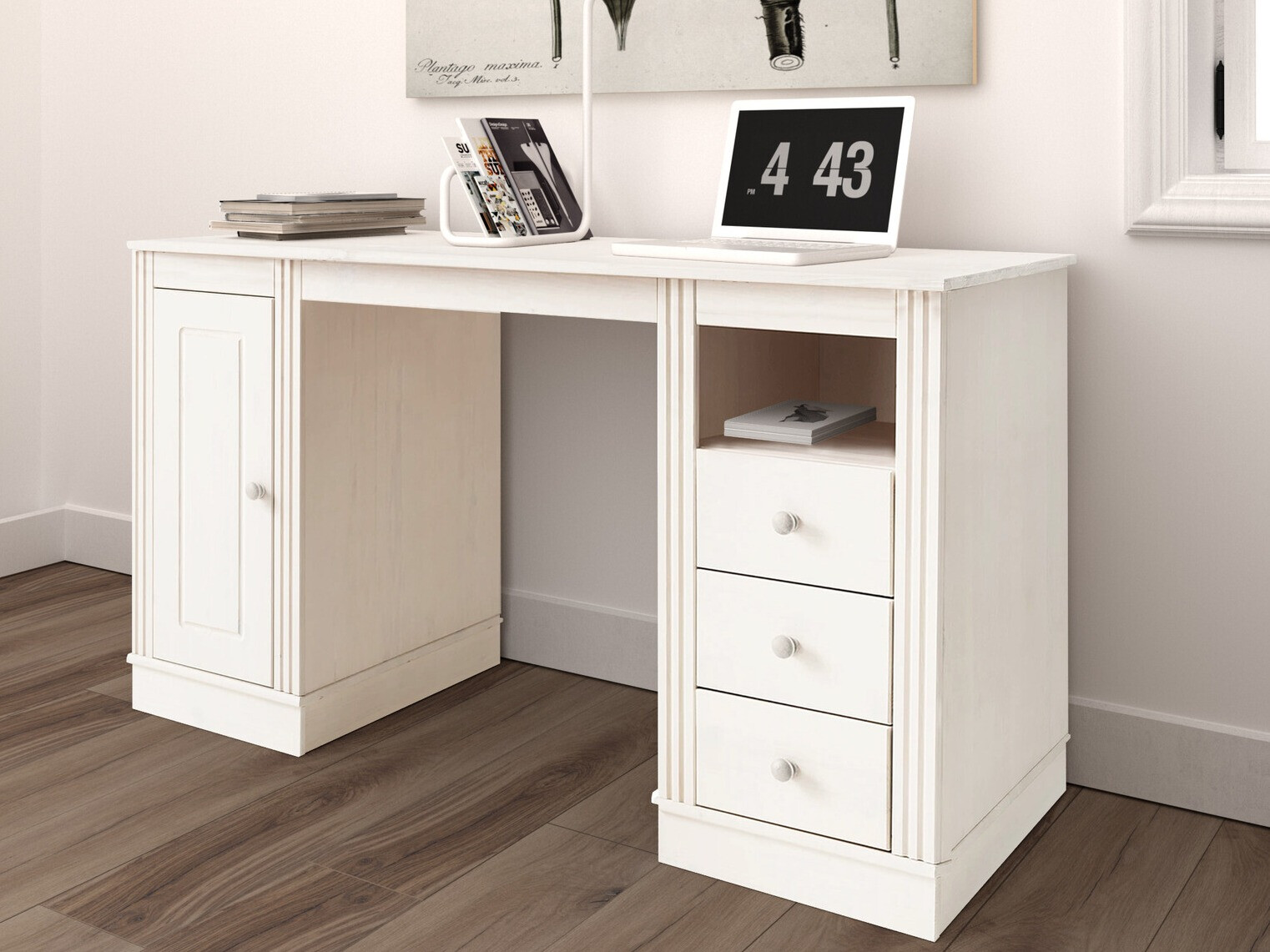 Kirjutuslaud Saltoro 136 (Valge)