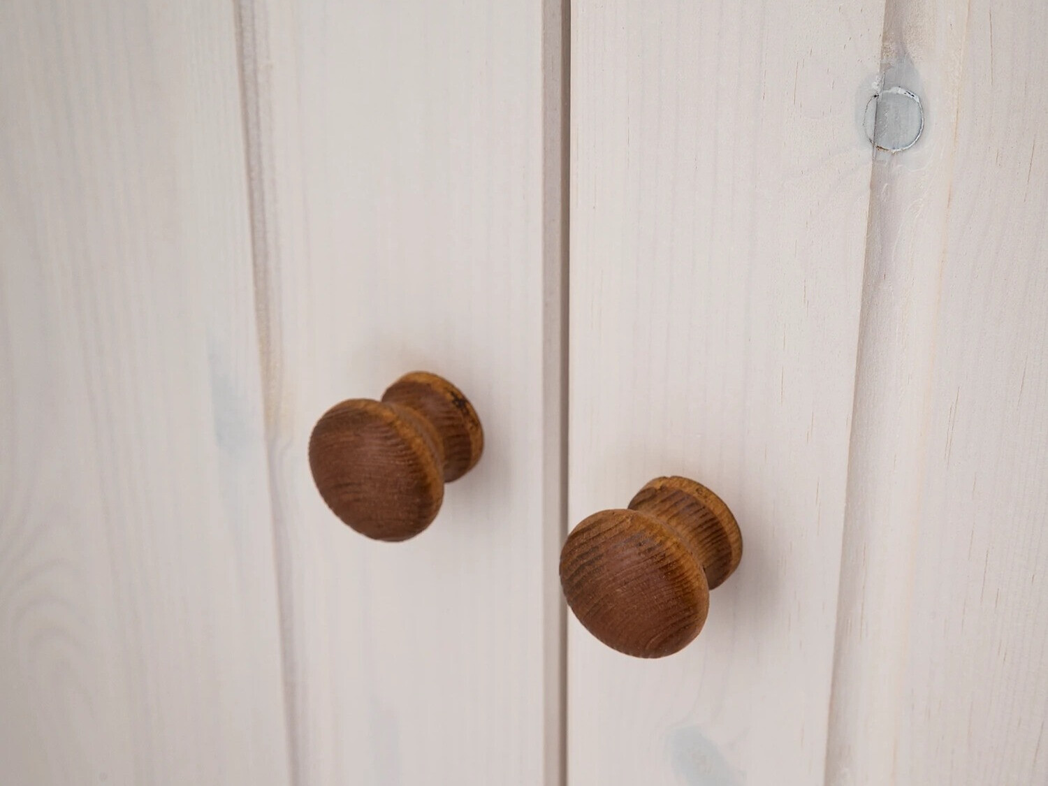 Riidekapp Saltoro 137 (Valge + Mee tamm)