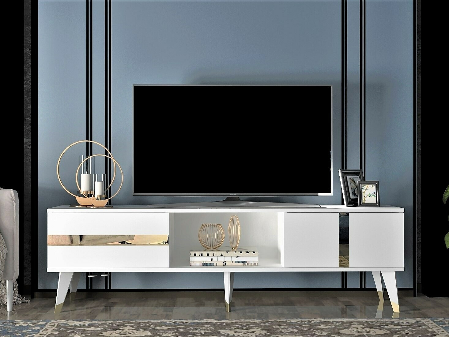 TV-alus Kailua 1871 (Valge + Kuldne)