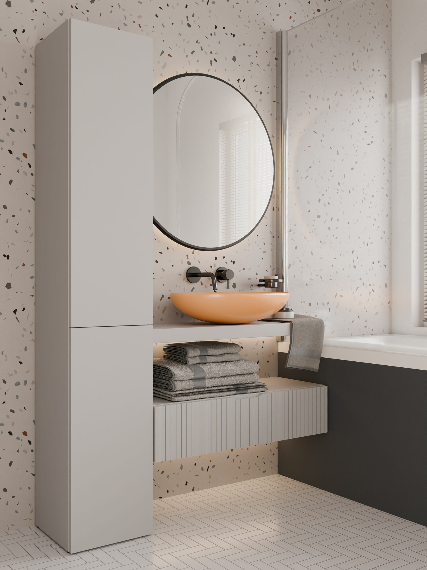 Vannitoa põrandakapp Nolmaru 110 (Kašmiir)