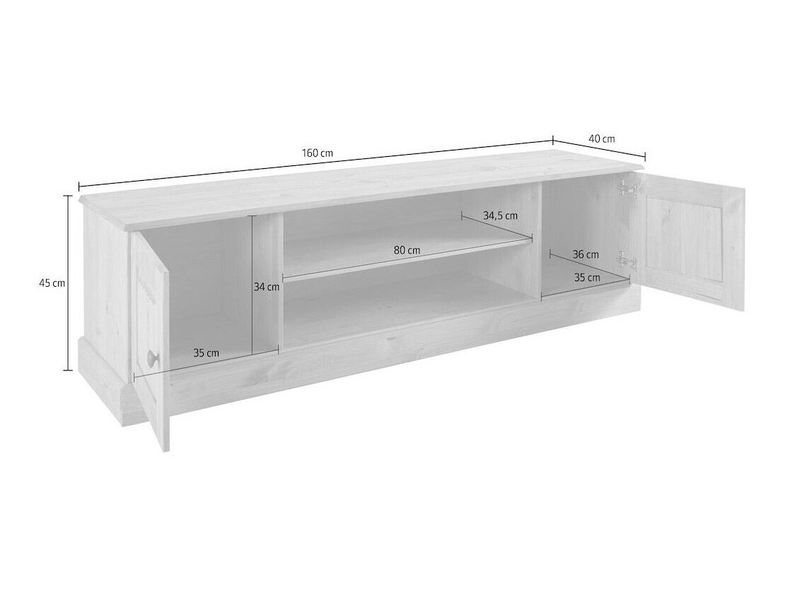 TV-alus Caltola 100 (Valge)