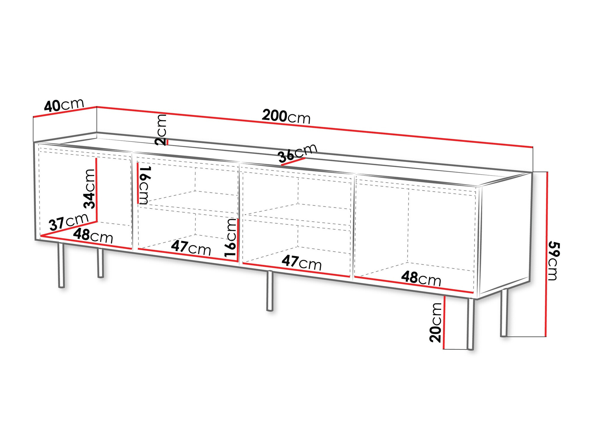 TV-alus Sillen I (Must)
