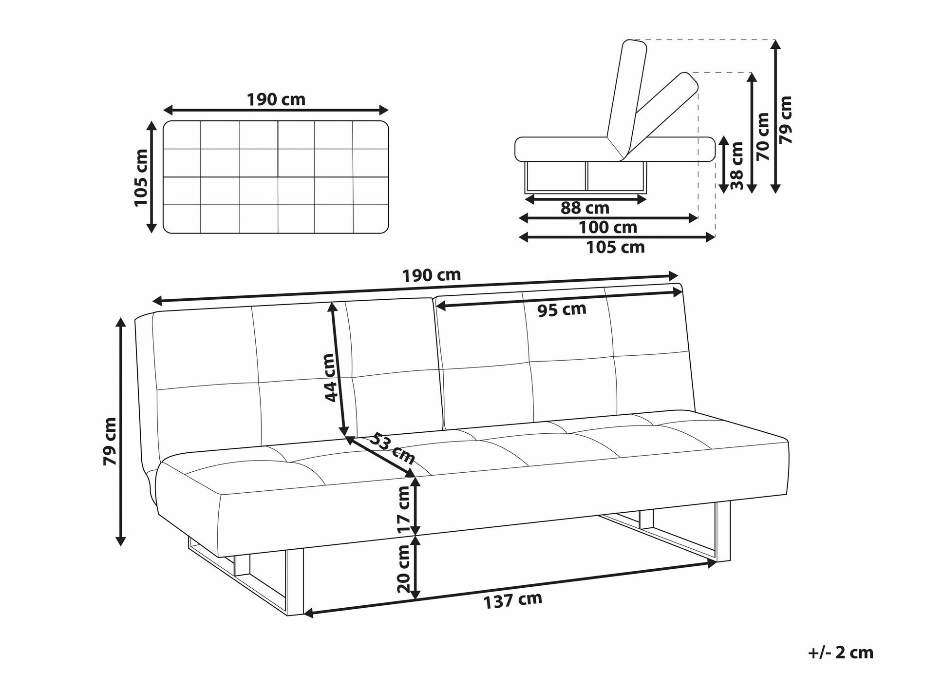 Diivanvoodi Berwyn 1559 (Roheline)