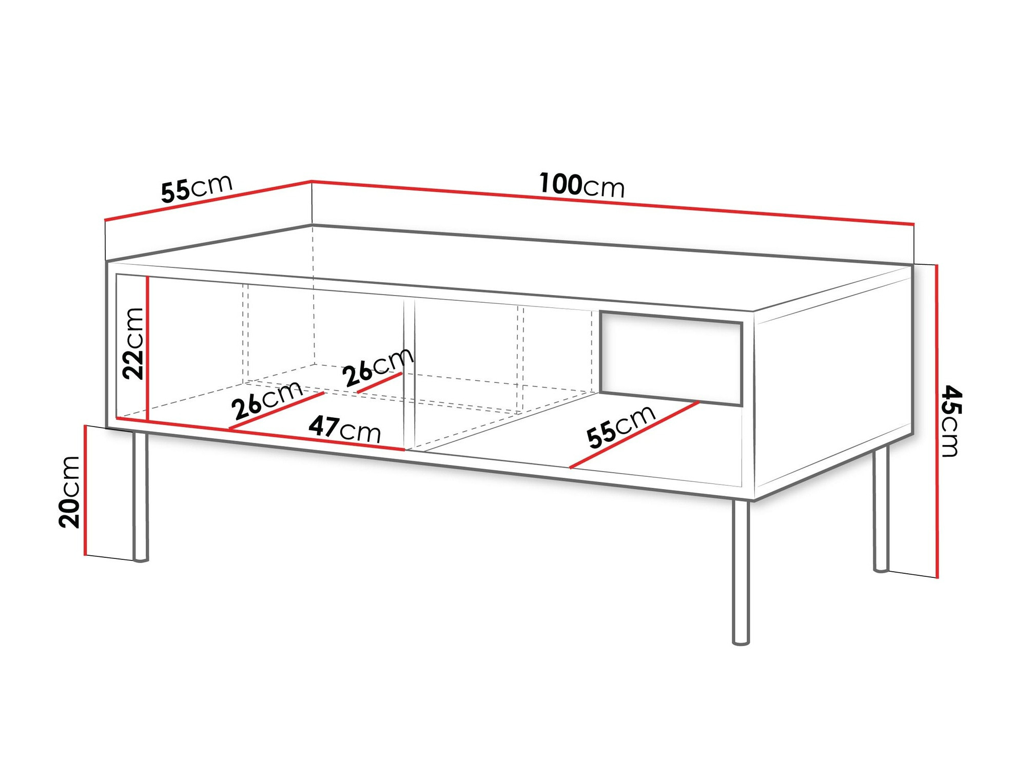 Diivanilaud Flosoru 103 (Pähkel + Must)