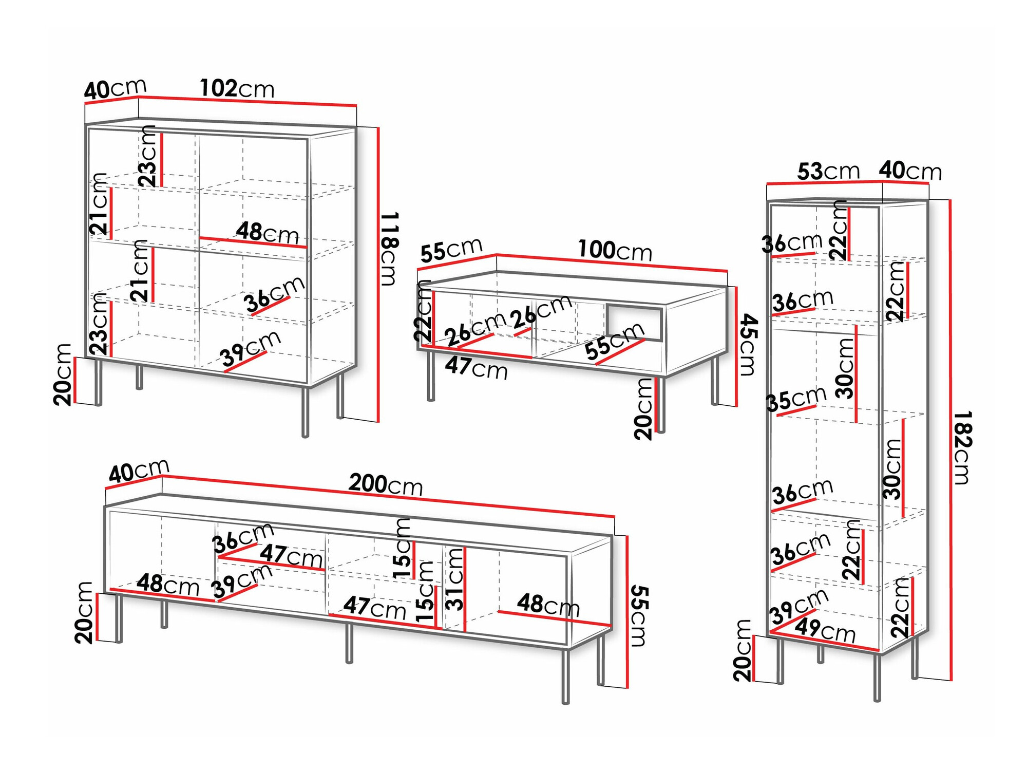 Elutoa komplekt Flosoru 109 (Must)