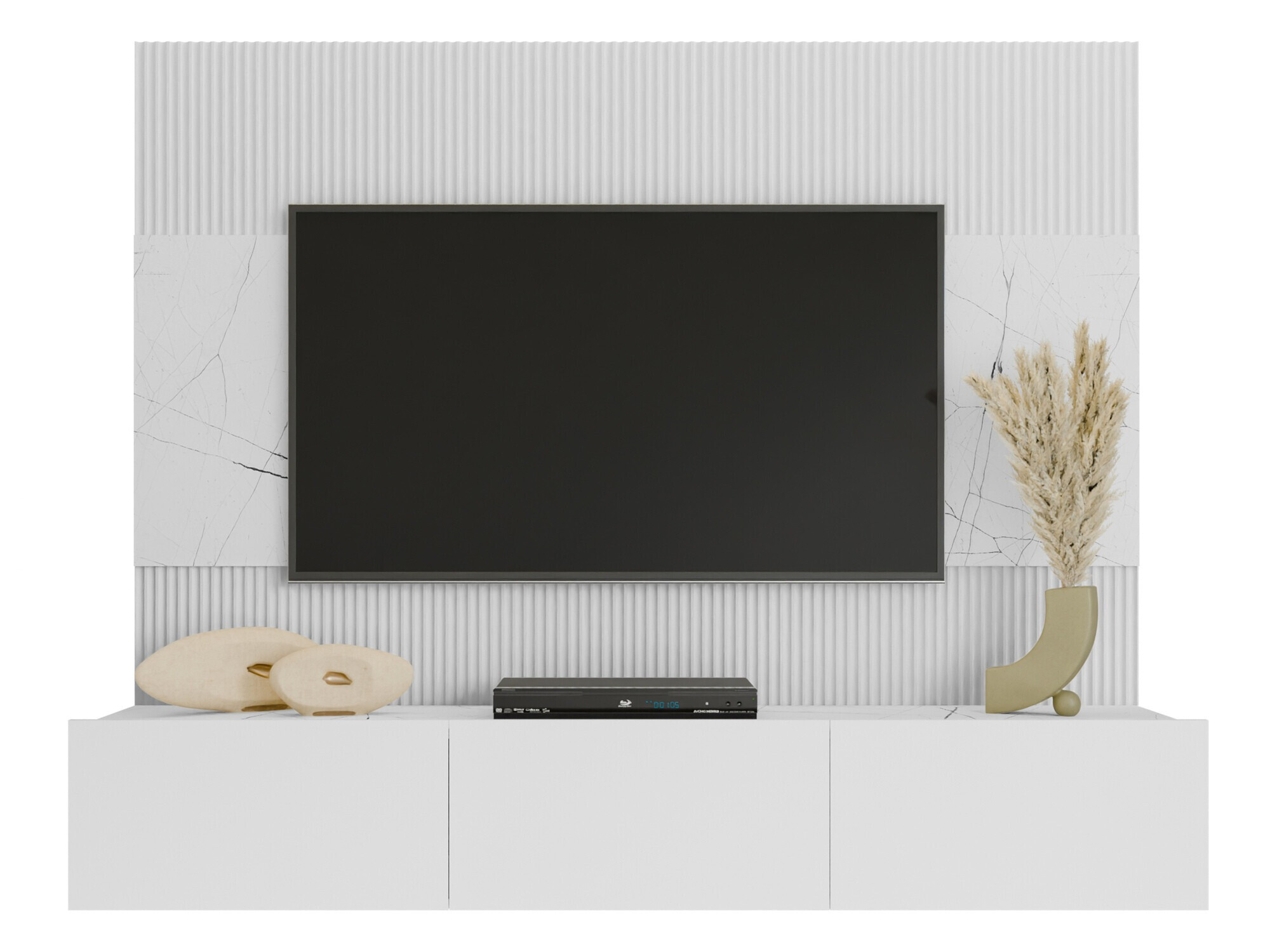 Elutoa komplekt Comfivo 370 (Valge + Valge marmor)