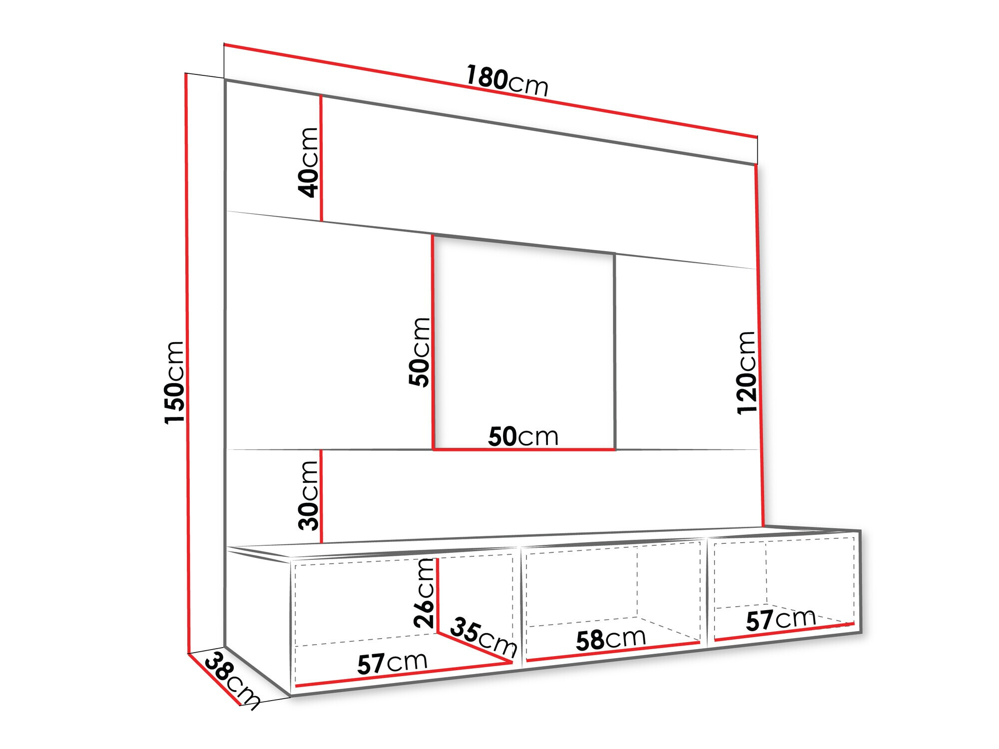 Elutoa komplekt Comfivo 370 (Valge + Valge marmor)