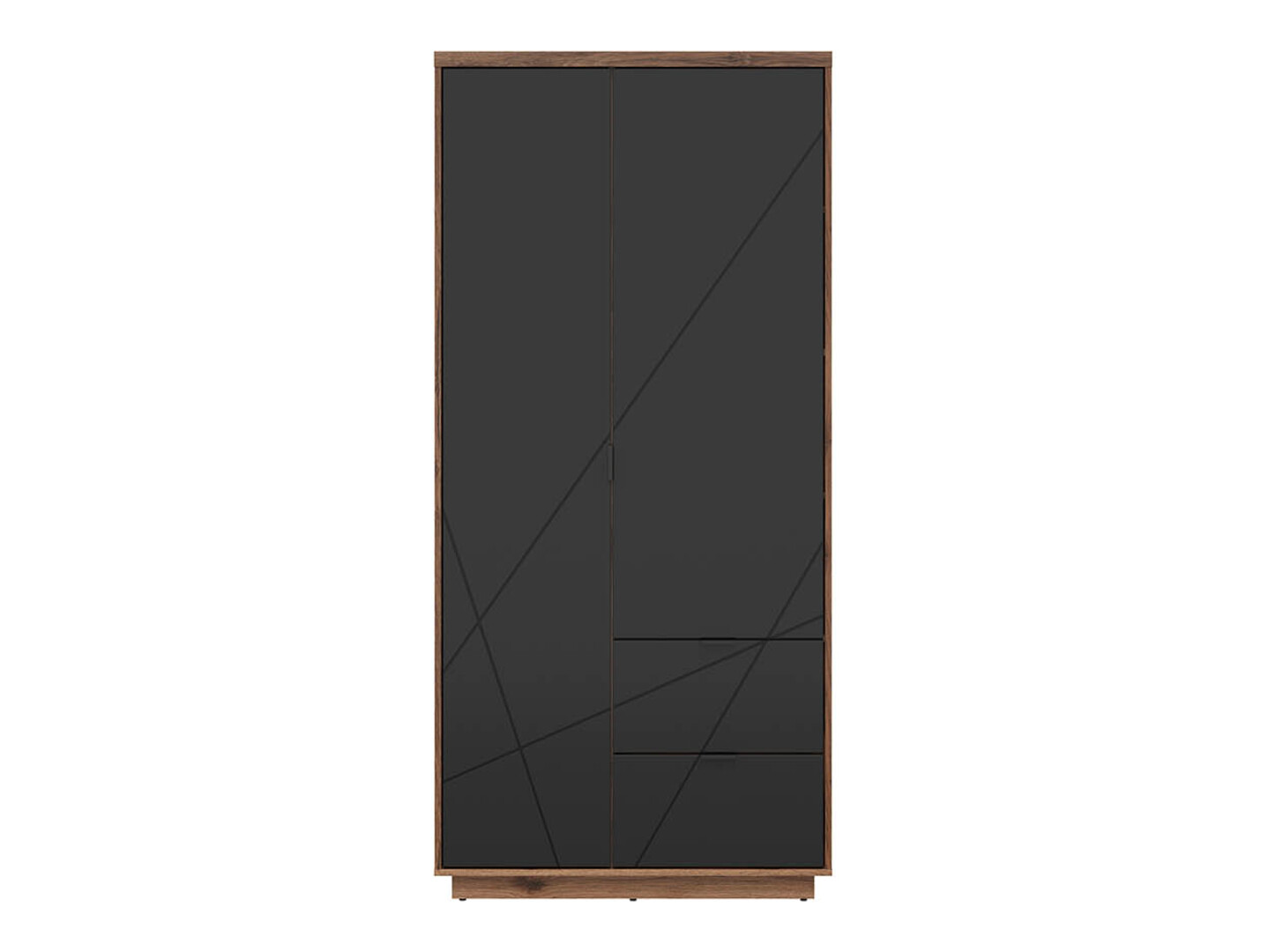 Riidekapp Fivale 105 (Tume delano tamm + Must)