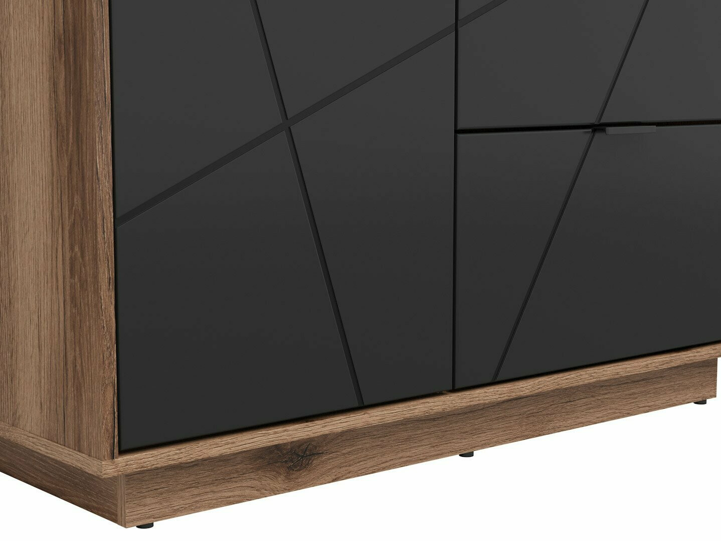 Riidekapp Fivale 105 (Tume delano tamm + Must)