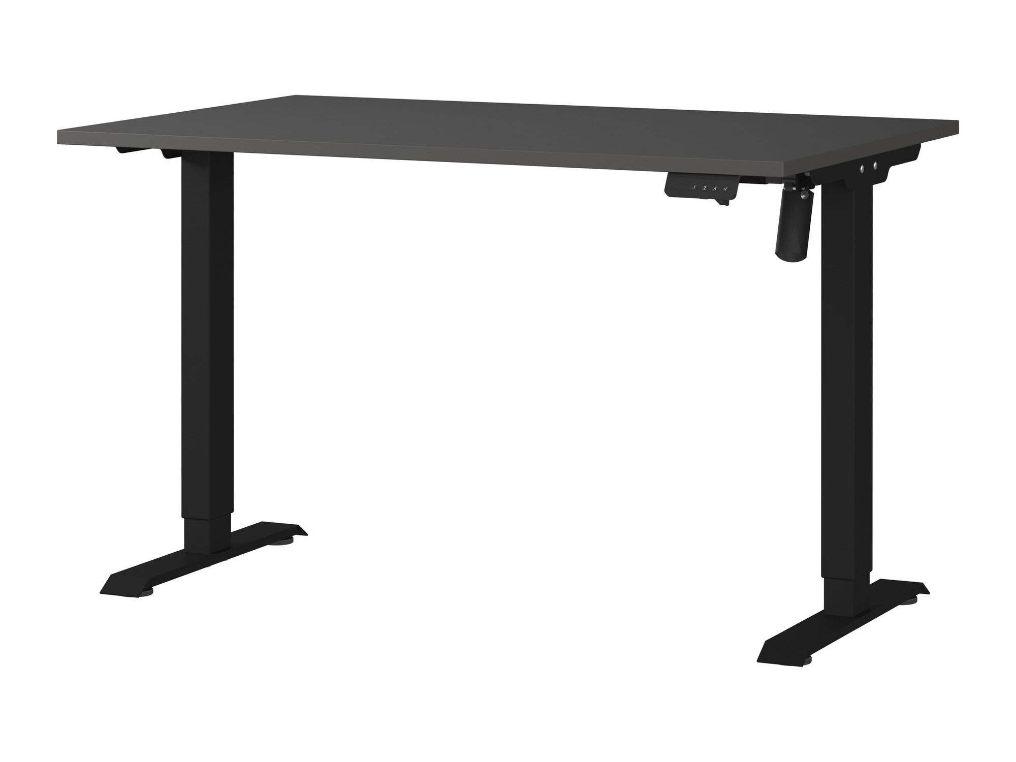 Reguleeritava kõrgusega töölaud Lartesi 115 (Grafiit + Must)