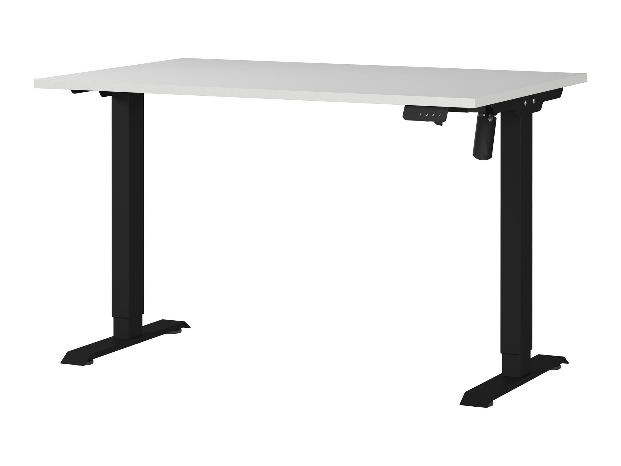 Reguleeritava kõrgusega töölaud Lartesi 115 (Helehall + Must)