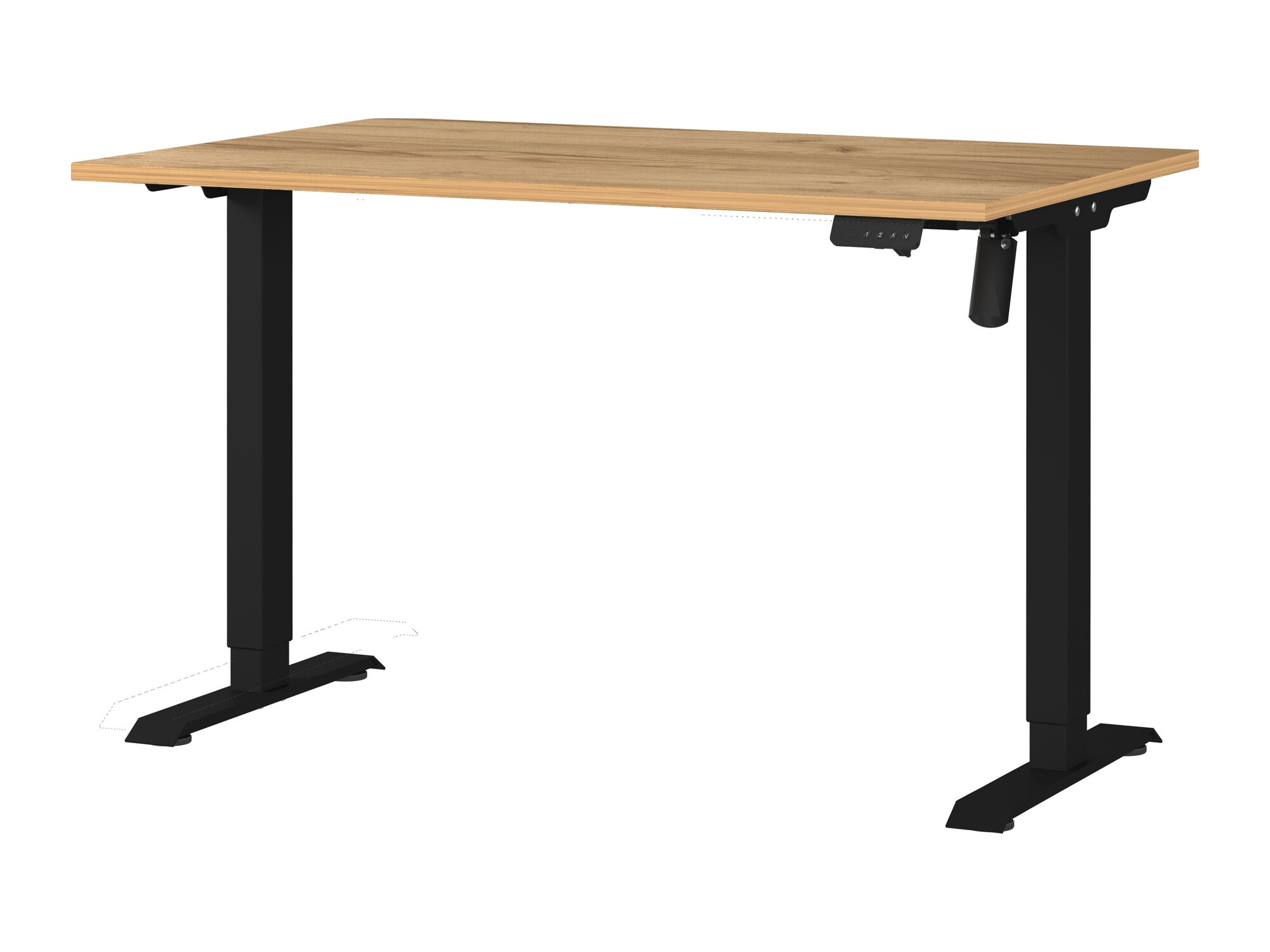 Reguleeritava kõrgusega töölaud Lartesi 115 (Navarra tamm + Must)