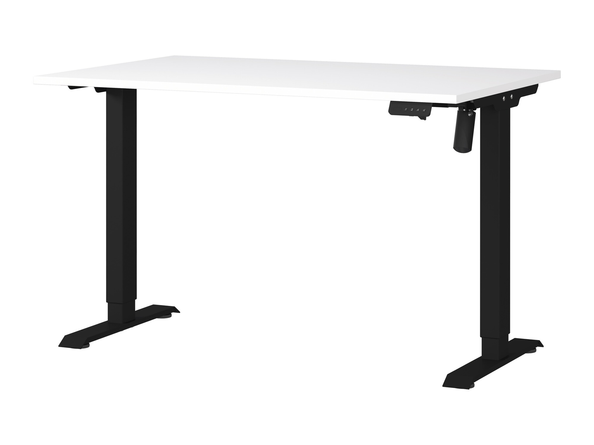Reguleeritava kõrgusega töölaud Lartesi 115 (Valge + Must)