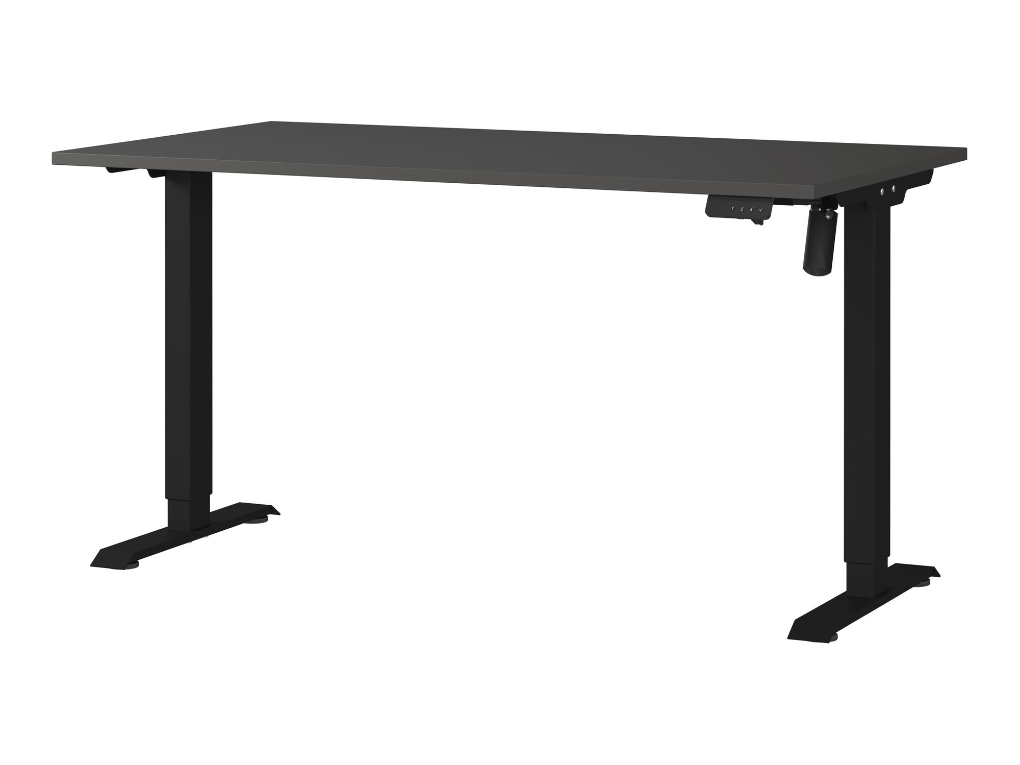 Reguleeritava kõrgusega töölaud Lartesi 117 (Grafiit + Must)