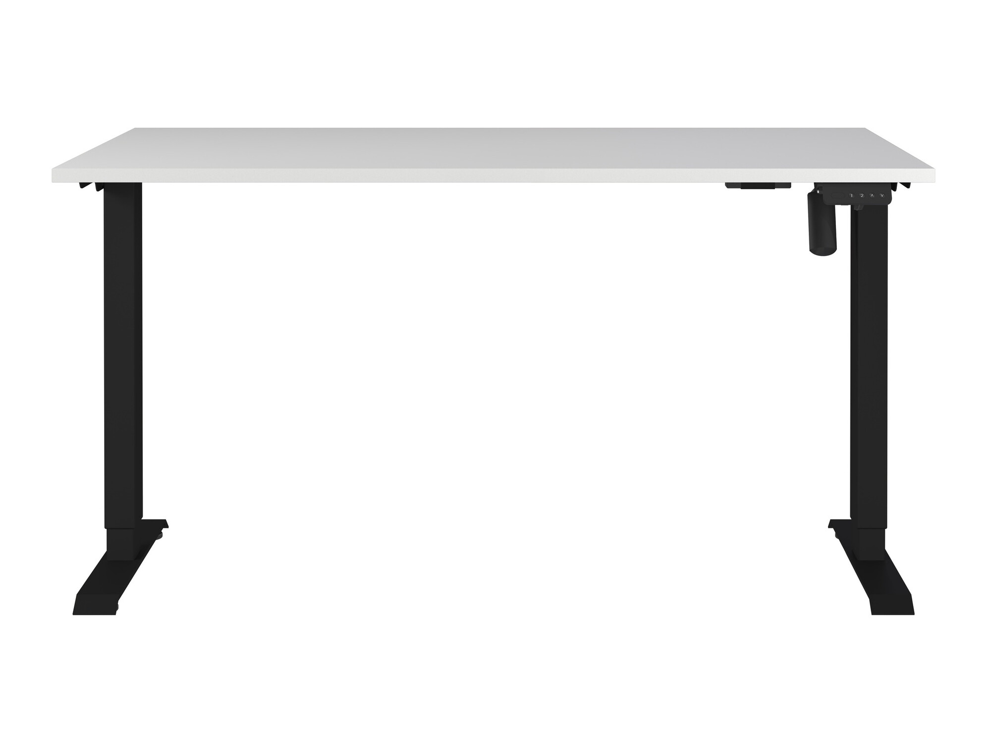Reguleeritava kõrgusega töölaud Lartesi 117 (Helehall + Must)