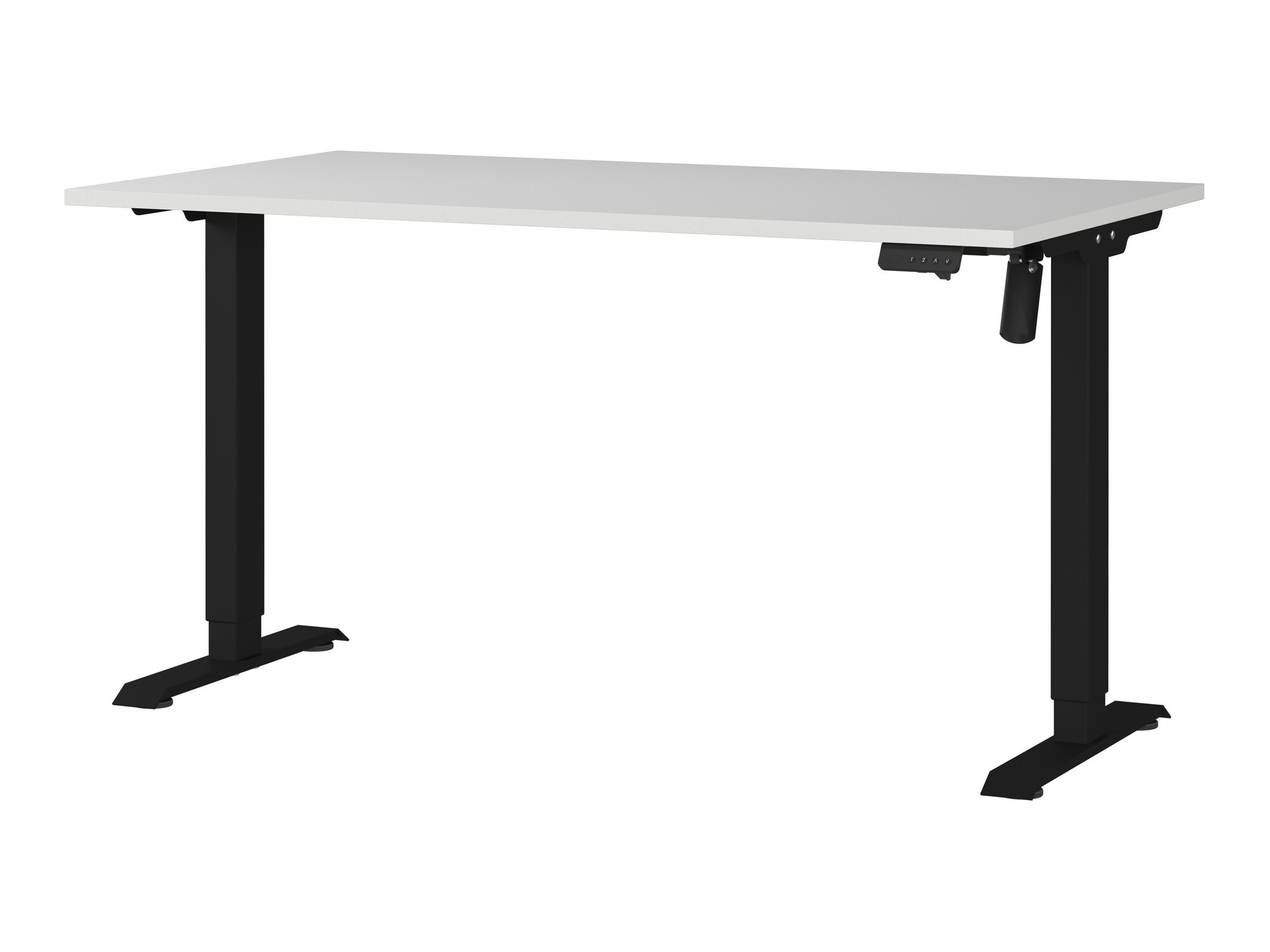 Reguleeritava kõrgusega töölaud Lartesi 117 (Helehall + Must)