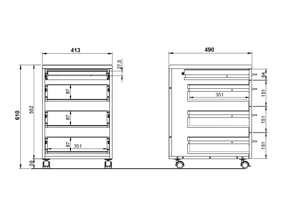 Sahtelkapp Lartesi 105 (Valge + Grandson tamm)