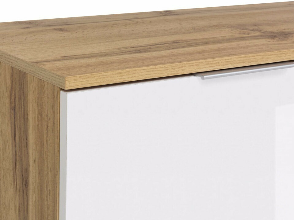 Riiul Tivetra 106 (Wotani tamm + Läikiv valge)