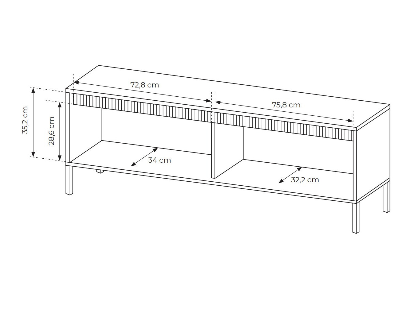 TV-alus Romfele 103 (Beež)