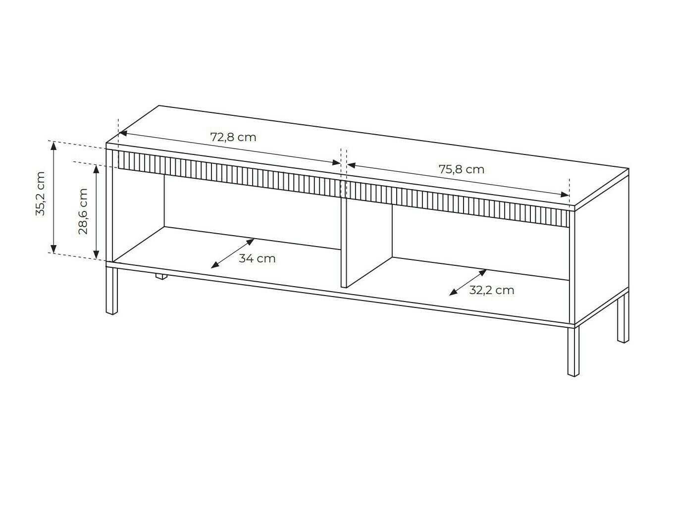 TV-alus Romfele 103 (Must)