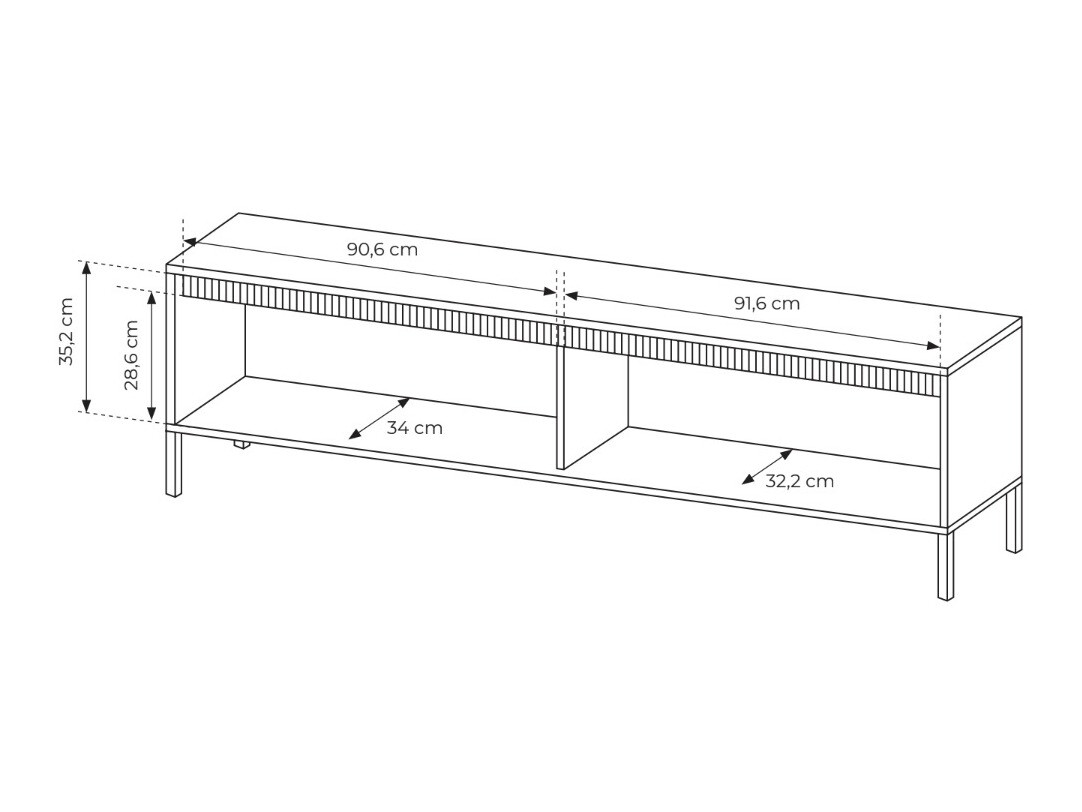 TV-alus Romfele 104 (Beež)