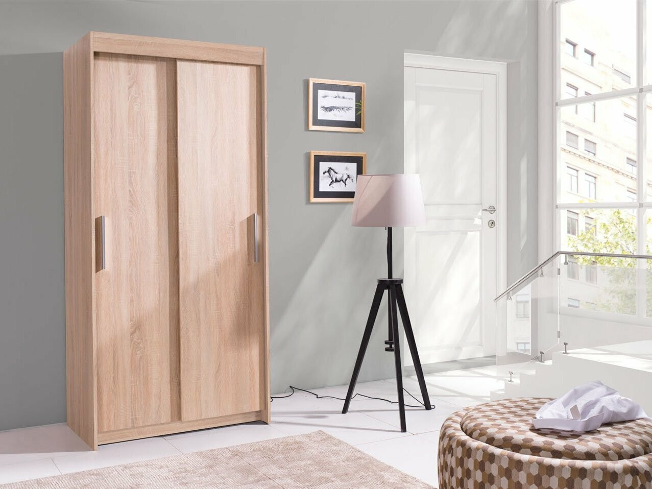 Riidekapp Toledo 108 (Sonoma tamm)