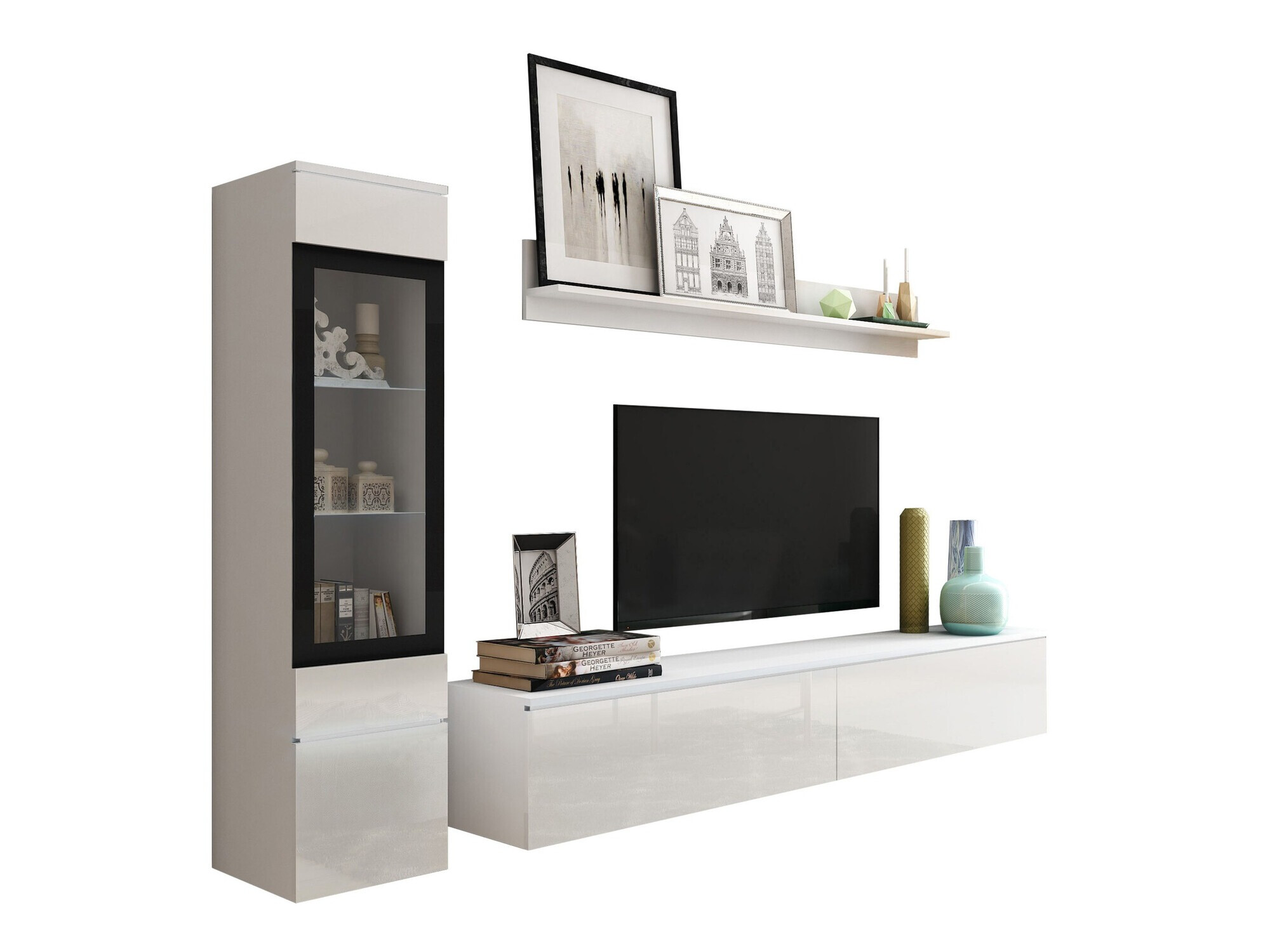 Elutoa komplekt Sarasota 125 (Valge + Läikiv valge)