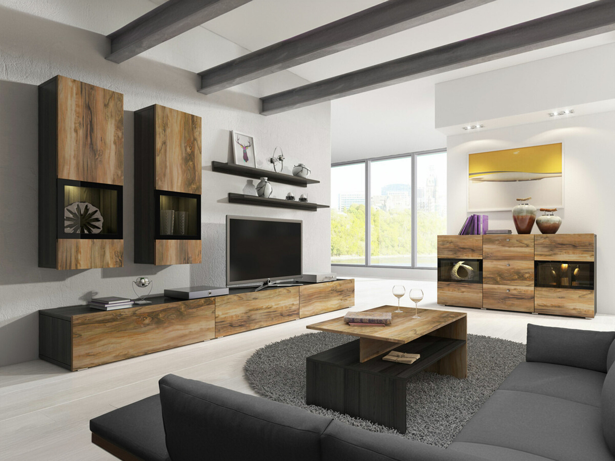 Elutoa komplekt Serodeu 104 (Pähkel + Tumepruun)