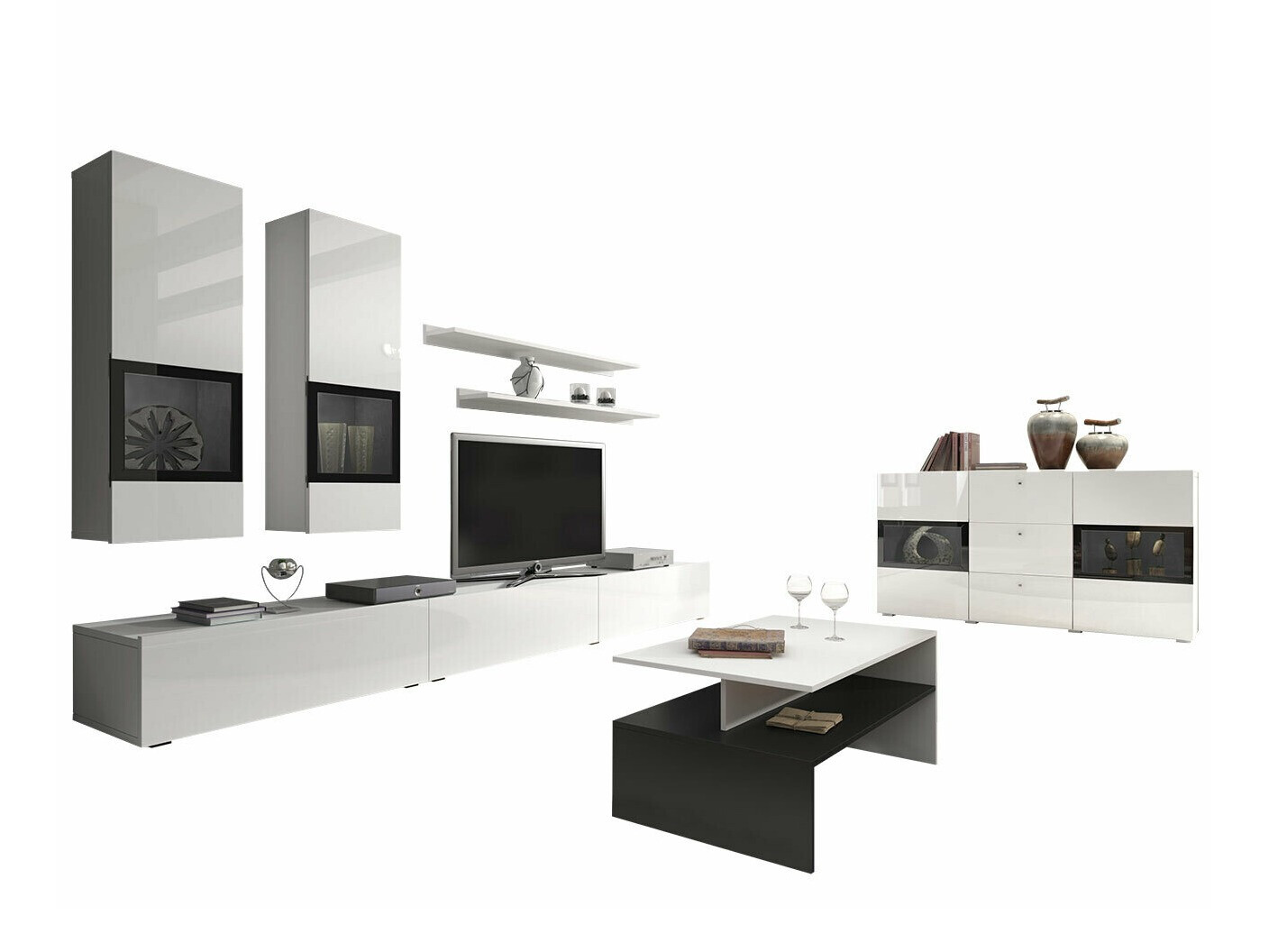 Elutoa komplekt Serodeu 104 (Valge + Läikiv valge)