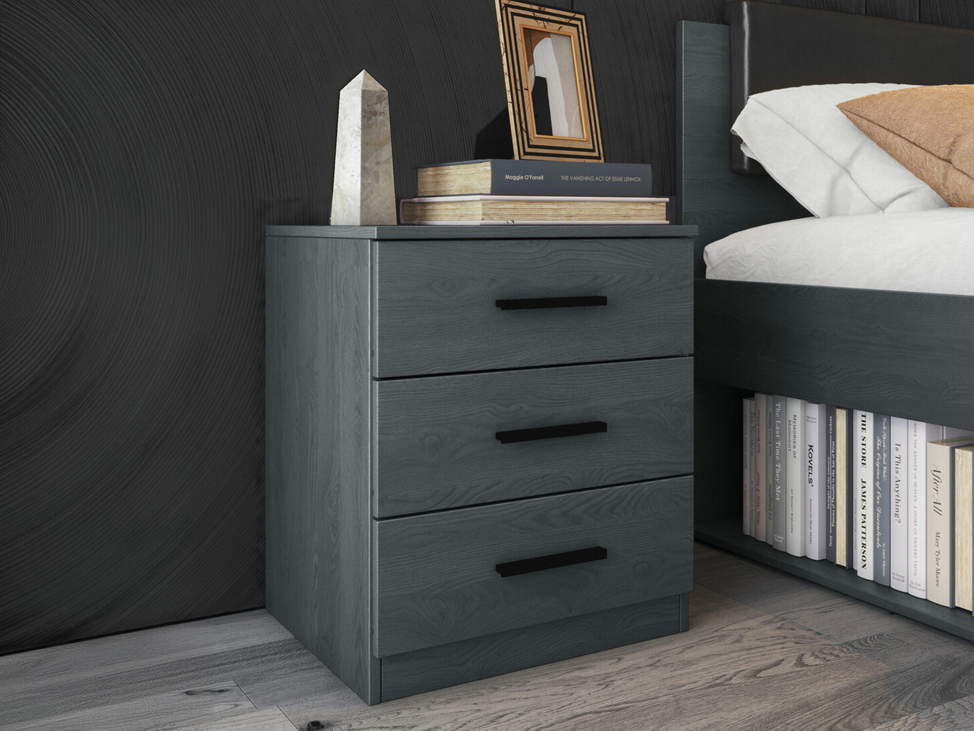 Öökapp Levruvu 107 (Hall tamm + Must)