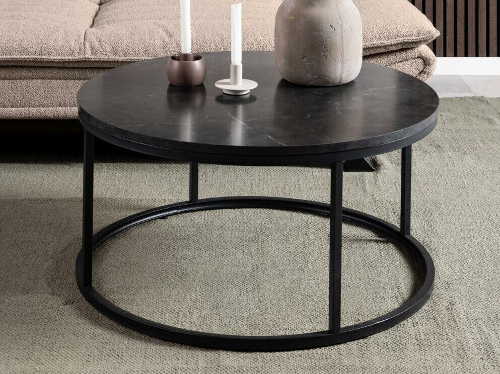 Diivanilaud Norsica 692 (Must + Must marmor)