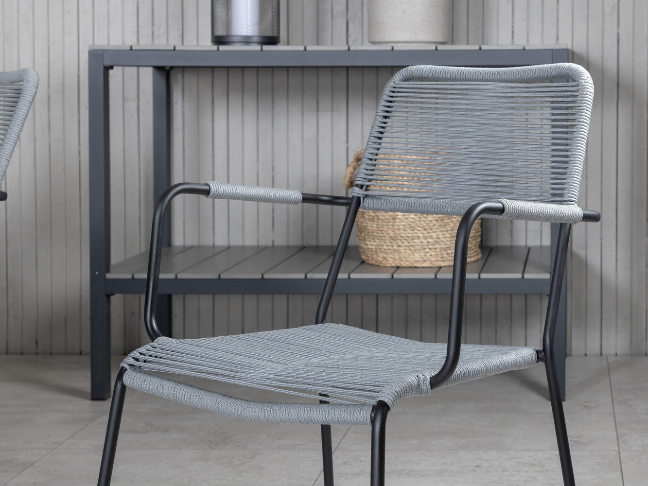 Laua ja toolide komplekt Dallas 2985 (Hall + Must)