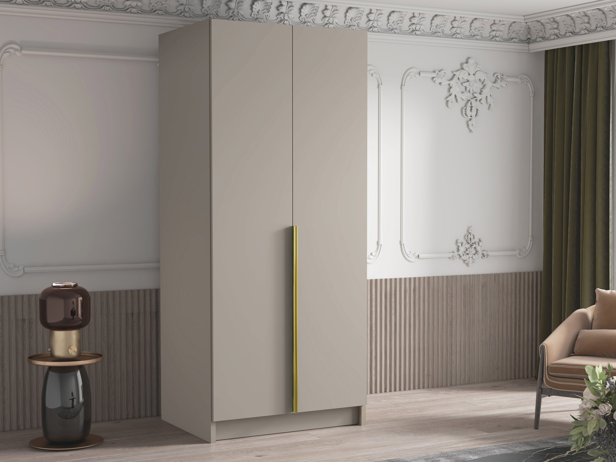 Riidekapp Closico 195 (Kašmiir + Kuldne)