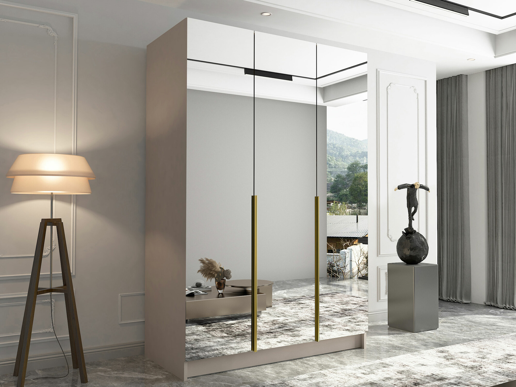 Riidekapp Closico 196 (Kašmiir + Kuldne)