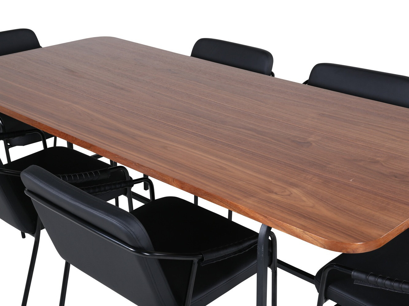 Söögitoakomplekt Dallas 2797 (Pähkel + Must)