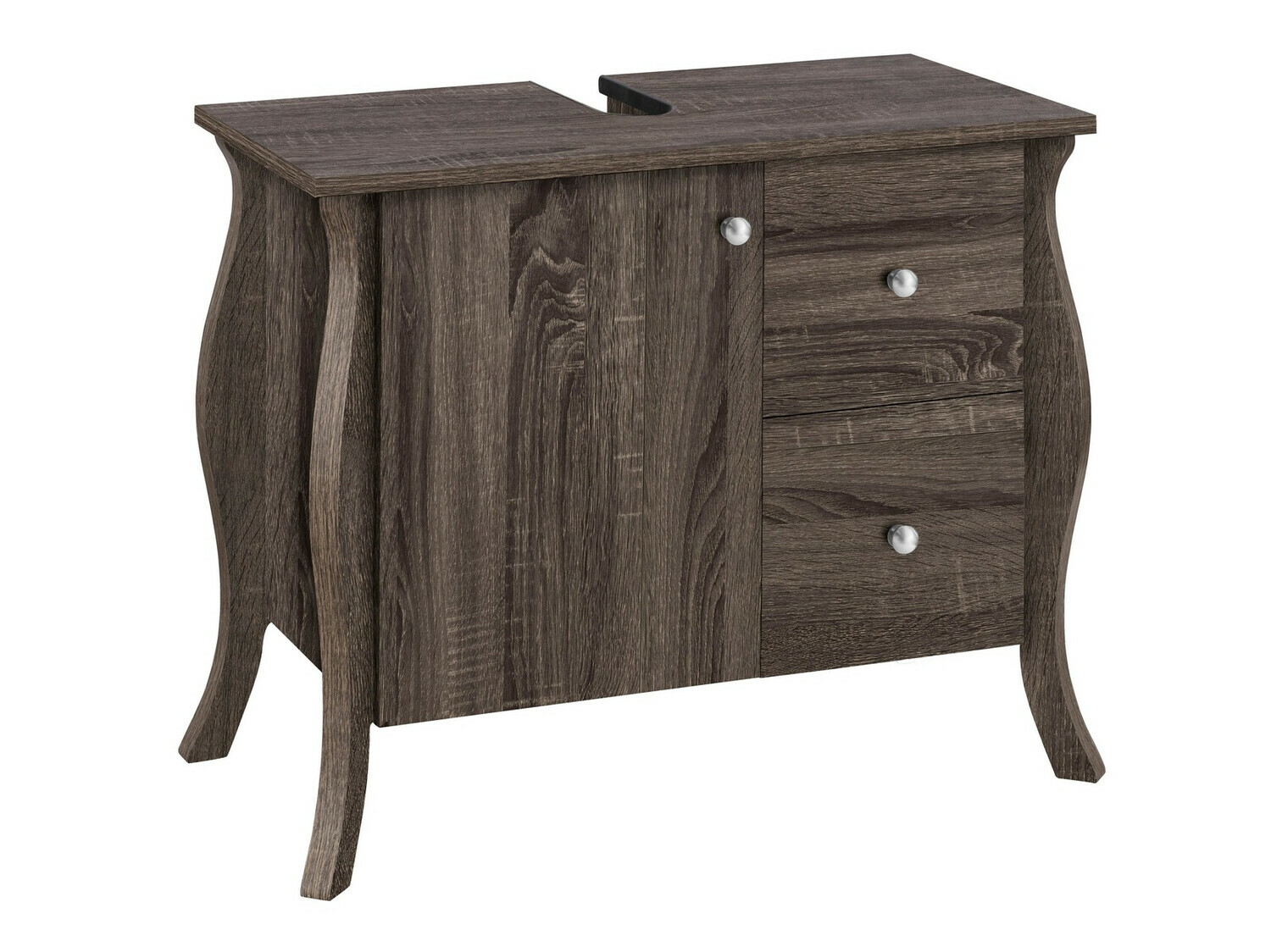 Vannitoa põrandakapp kraanikausile Ophtole 101 (Hall tamm)