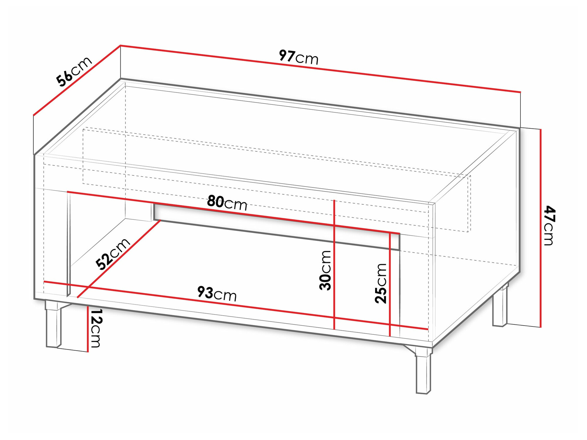 Diivanilaud Mormavu 107 (Matt valge)