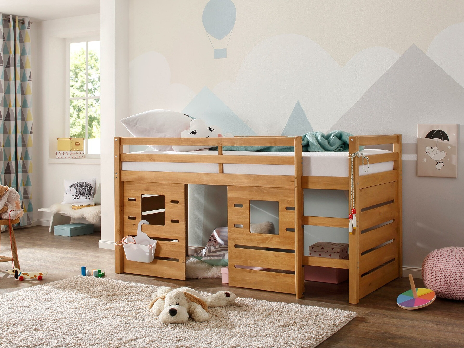 Kõrge voodi Ruvfiva 104 (Mänd)