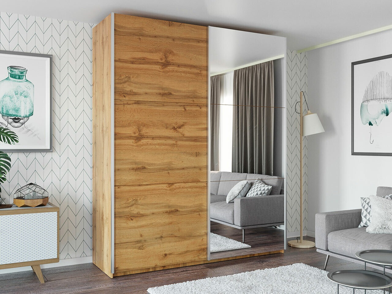 Riidekapp Honolulu 130 (Wotani tamm)