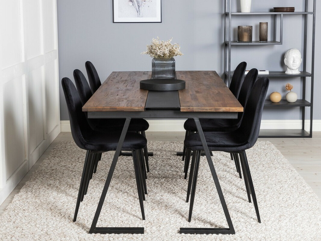 Söögitoakomplekt Dallas 1949 (Must)