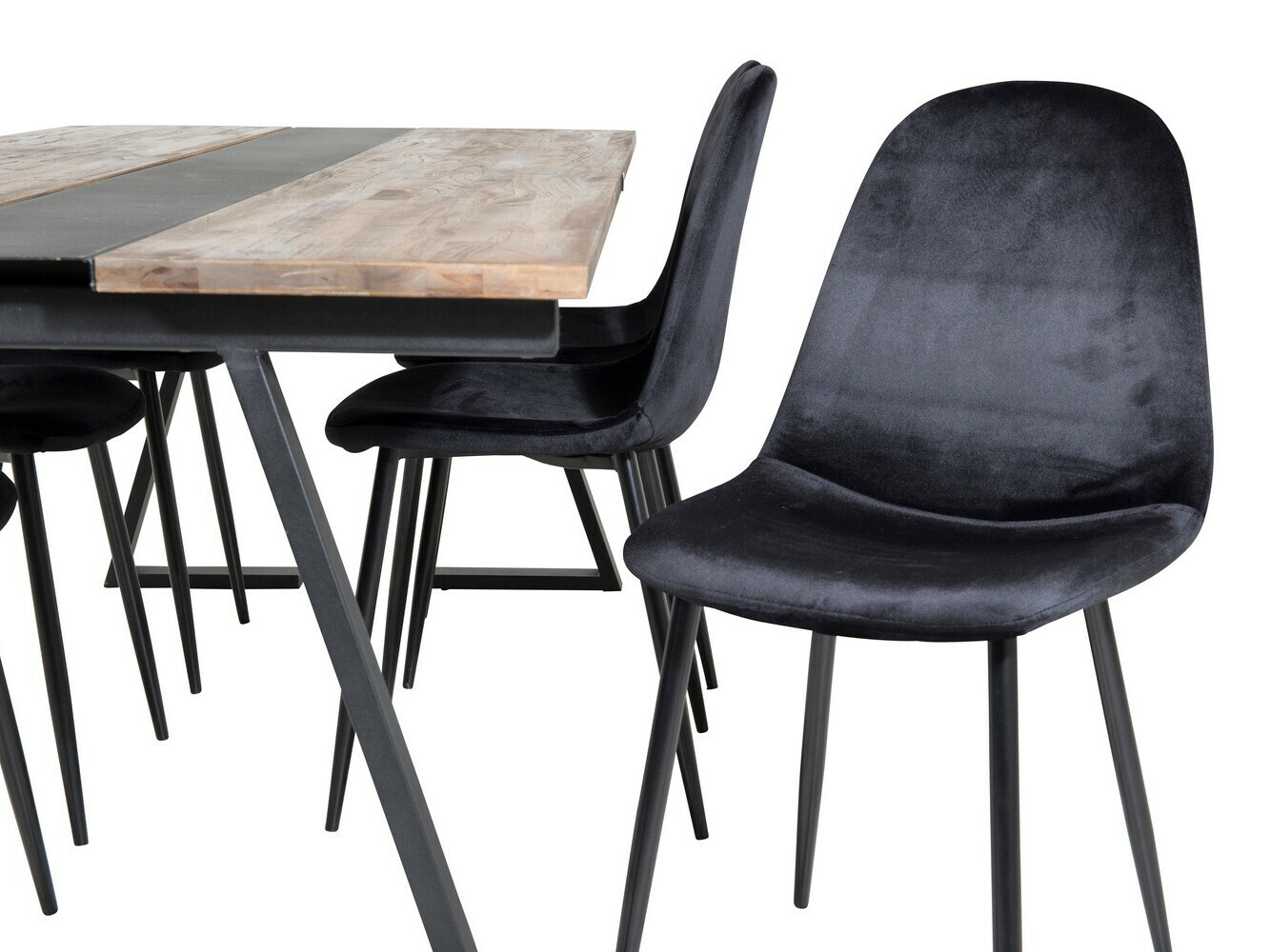 Söögitoakomplekt Dallas 1949 (Must)