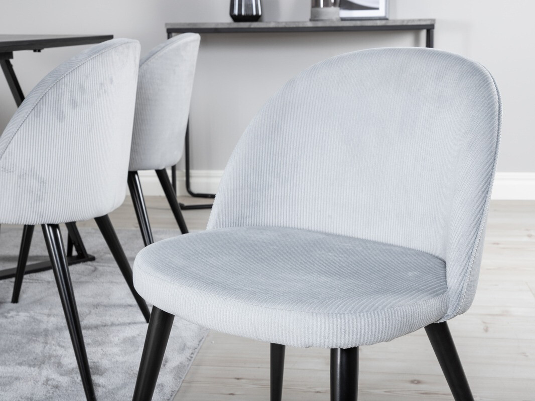 Söögitoakomplekt Dallas 1962 (Must + Helehall)